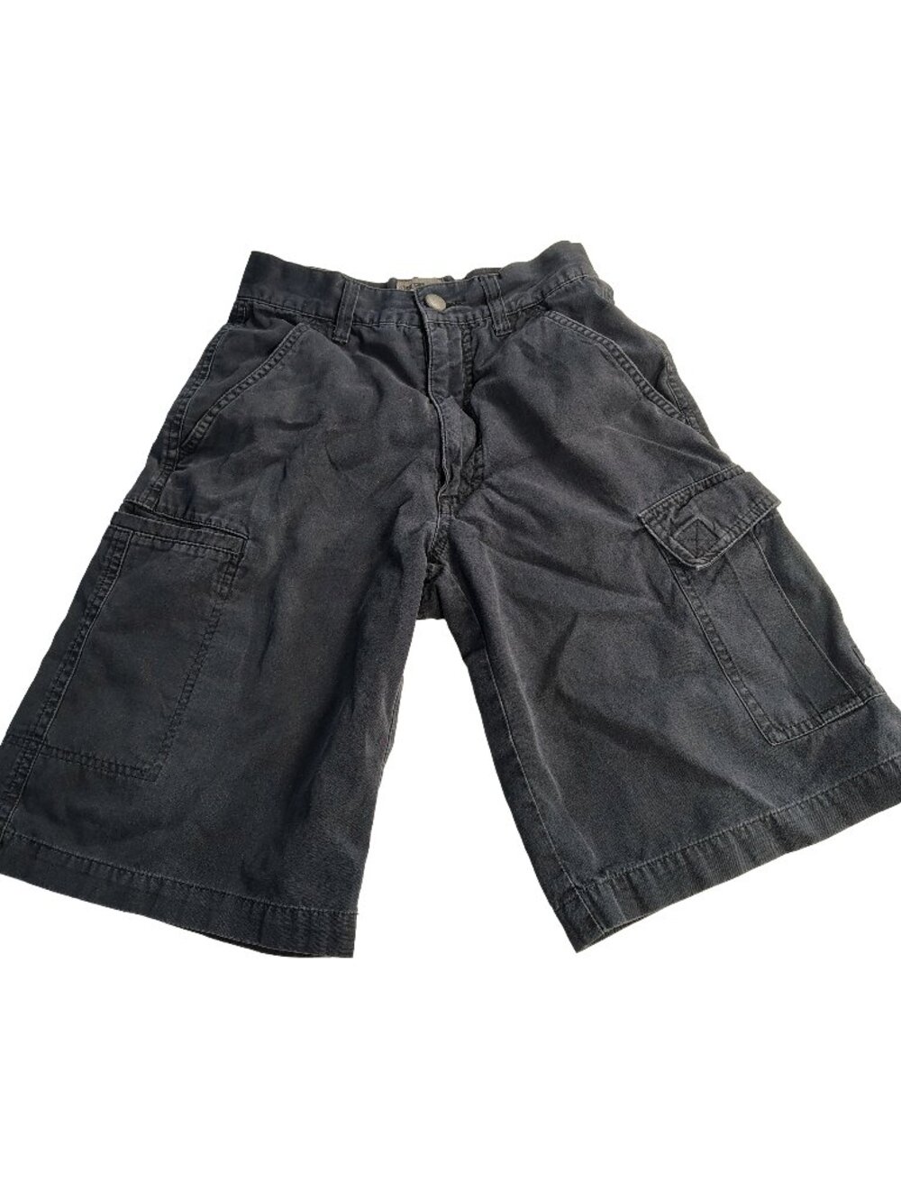 Boy's Vintage 90's Black Size 23 Quiksilver Everyday Cargo Shorts